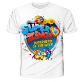 Kids 3D Cartoon Print Short Sleeve T-Shirt