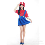 Family Halloween Super Mary Animation Cosplay Costume Sets