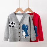 Kid Baby Boy Knitted Cardigan Cartoon Sweaters