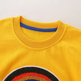 Autumn Kid BabyBoys Round Neck Embroidered Long Sleeved Sweatshirts