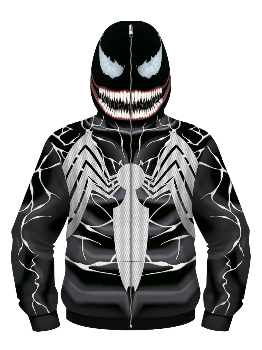 Kid Boy Marvel Comics Masked Zipper Hoodie