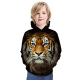 Children Kid  Animal Lion 3D Print Hoodie