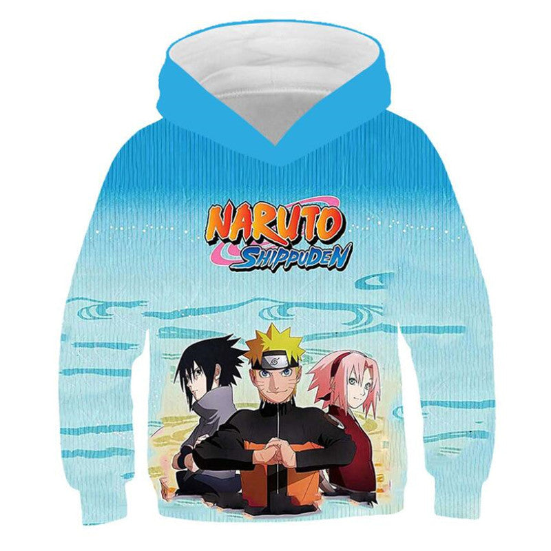 Kid Boy Naruto Sweatshirt 3D Digital Print Cartoon Hoodie