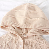 Ins Kid Baby Girls Cute Hooded Cape Knitted Pullover Sweater