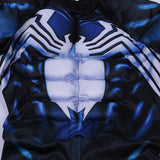 Kid Boy Cosplay Costume Superhero Venom Muscle Dance Rompers