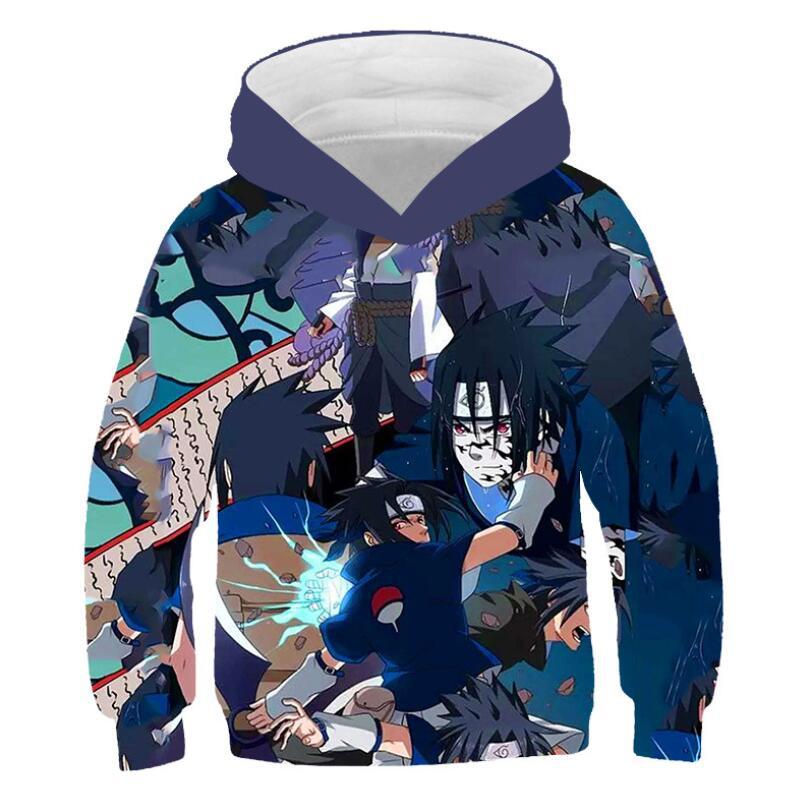 Kid Boy Naruto Sweatshirt 3D Digital Print Cartoon Hoodie
