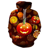 Kid Boy Girl Halloween Pumpkin3D Print  Hoodie