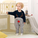 Winter Baby Boy Girl Christmas Knitted Jumpsuits One Pieces Romper