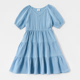 Family Dresses New Arrival Pure Cotton Matching Dresses