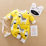 Baby girl  casual Animal Zebra Print Jumpsuits One Pieces Rompers