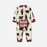 Family Matching Christmas Bear Print  Long-sleeve Pajamas Sleepwear