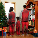 Autumn and Winter Plaid Christmas Family Matching Pajamas
