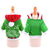 Pet Coral Cotton Hoodie For Dogs Christmas Letters Printed