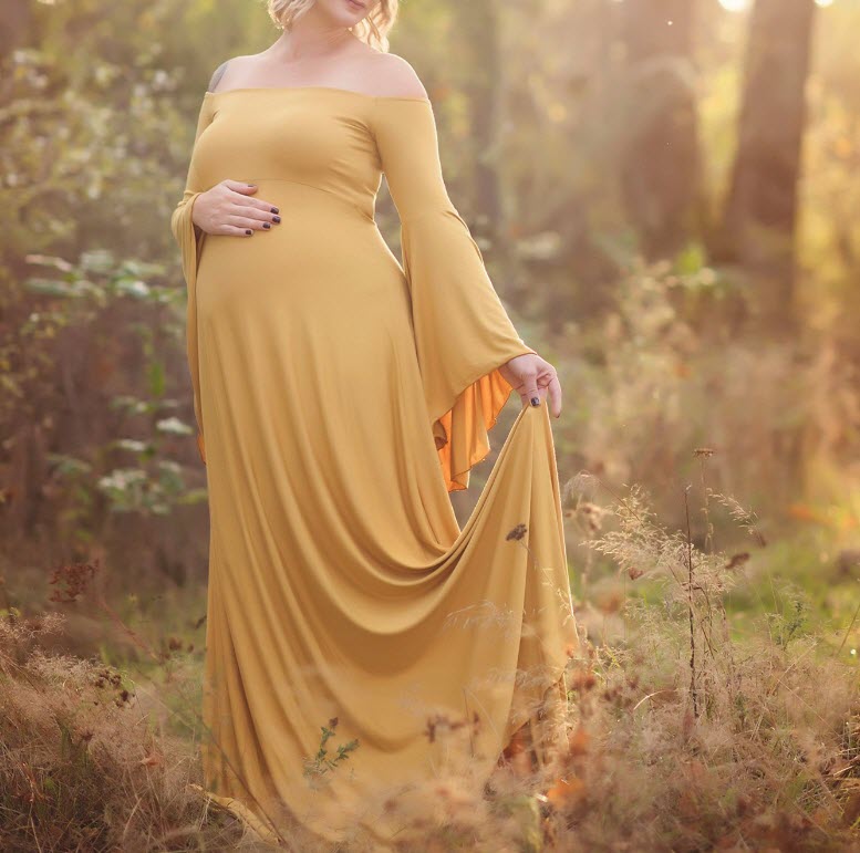 Maternity Dress Big Plus Size Comfortable Pregnant Photo shooting