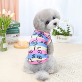 Pet Costume Graffiti Print Dog Clothing For Small Dogs