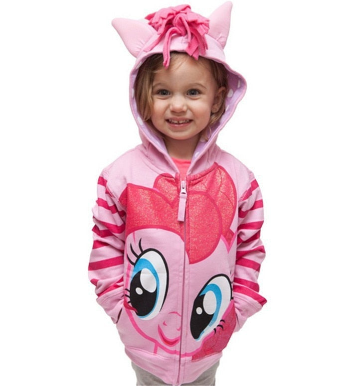 Pony Coat Spring Autumn Cute Kids Baby Girl Outerwear Coats