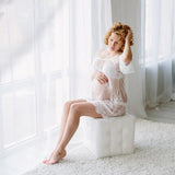 Maternity See Through Maternity Lace Photography Props Dress
