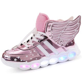 Boy Girl Non-slip Glowing Sneakers Led Light Up Shoes