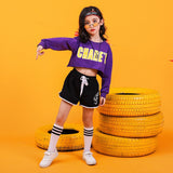 Kid Girl Set Jazz  Boutique Outfits Hip Hop Dance Costumes