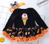 Kid Baby Girl Rompers Tutu Party Costume Halloween Chirstmas Dresses