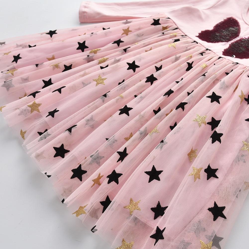 Kids Girls  Dress Butterfly Sequins Princess Dresses