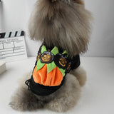 Pet Dog Clothes Halloween Funny Devil Pumpkin