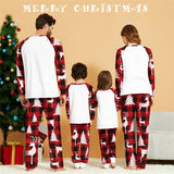 Family Matching Pajamas Printed Father Mother Kids Homewear