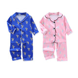 Kid Baby Girls Boys Cactus Print Sleepwear Pajamas