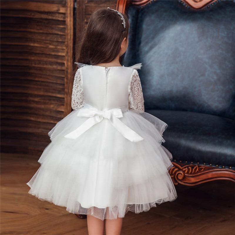 Baby Girl Lace Princess Wedding Party Elegant Dresses